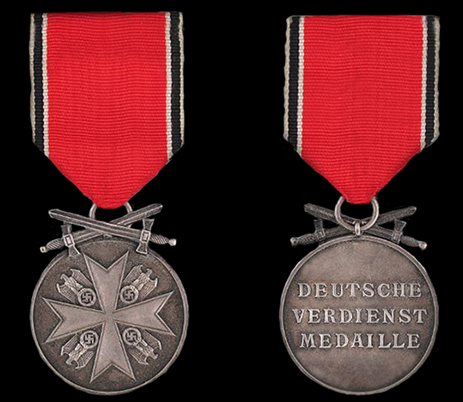 Medal of Merit - Silver with swords